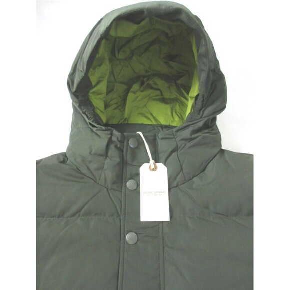 OOBE Brand Men's Kinsley Goose Down Hooded Jacket Otter Green NWT - Picture 6 of 8